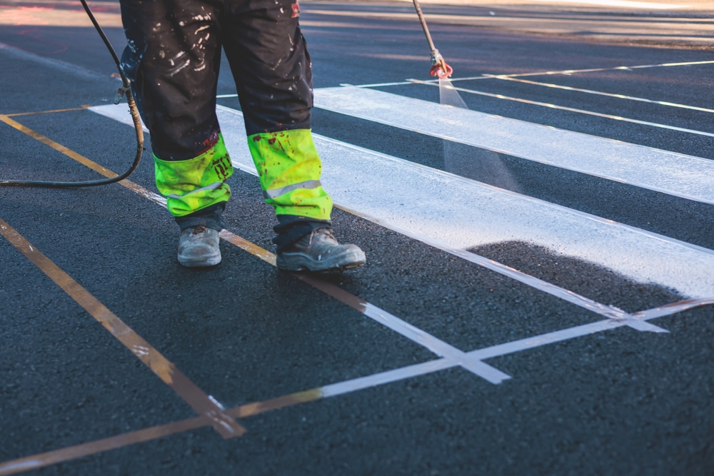 optimized road painting application