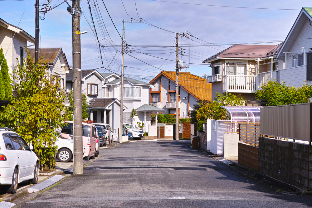 residential area road