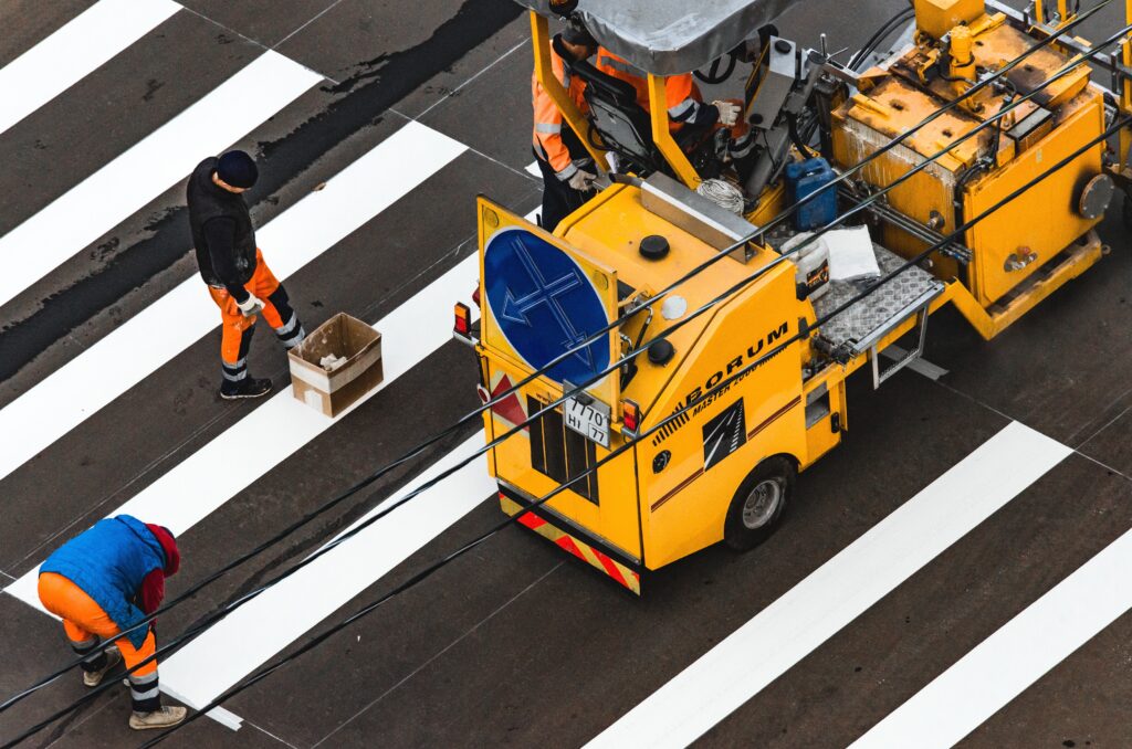 road marking machine