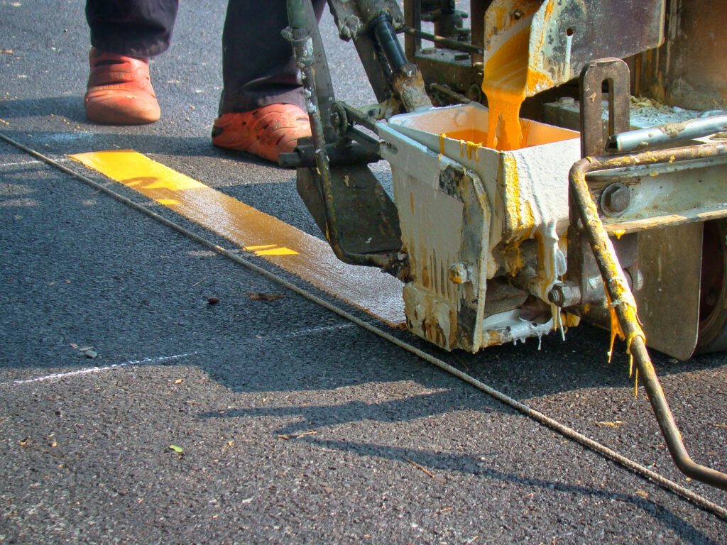 road marking machine